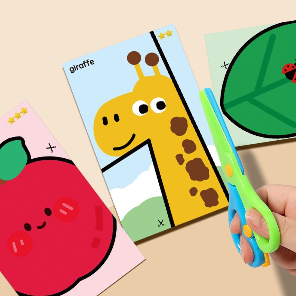 Art Craft Preschool - 안전한 어린이 종이 자르기 키트 도구