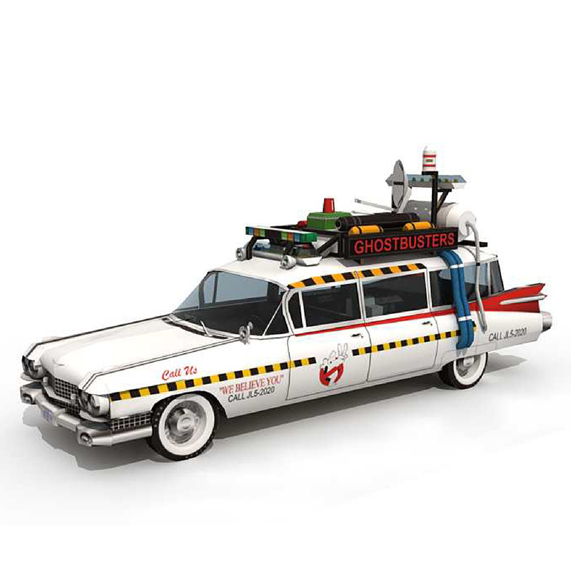 Art Craft Center - Ghostbusters 자동차 Ecto-1A 1:20 종이 접기