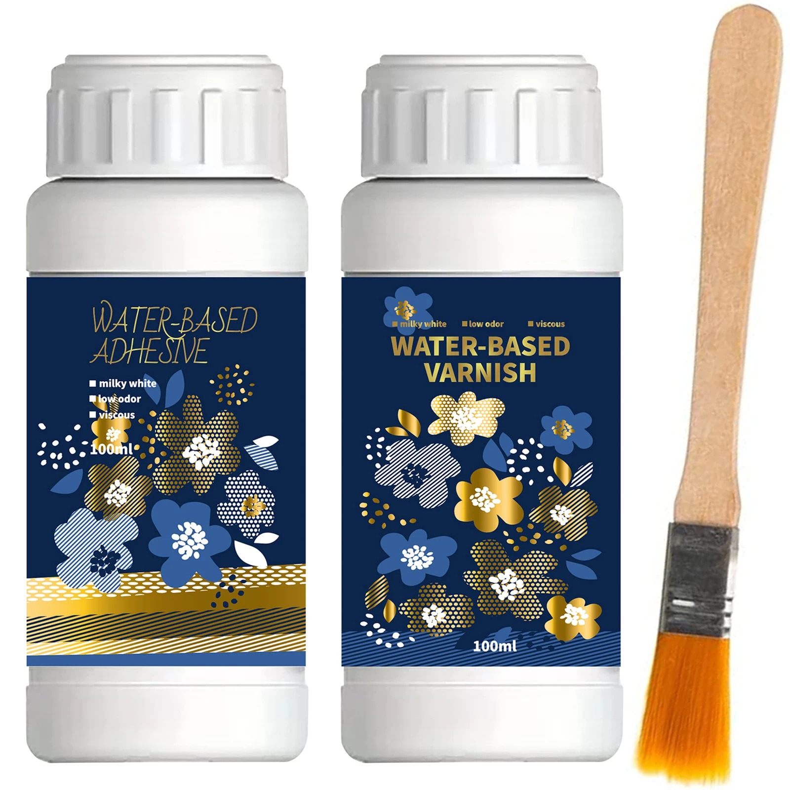 Art Craft Glue - 100ml/200ml 골든 리프 금박 접착 키트