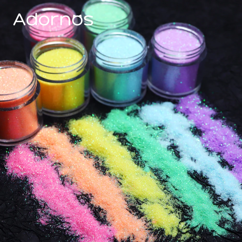 Resin Pigment Powder - 무지개 빛깔의 반짝이 설탕 가루 에폭시