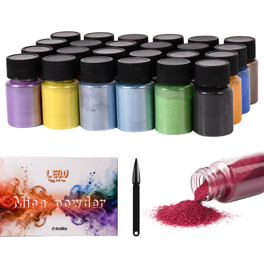Resin Pigment Powder - 24색 카멜레온 마이카 파우더: DIY 레진