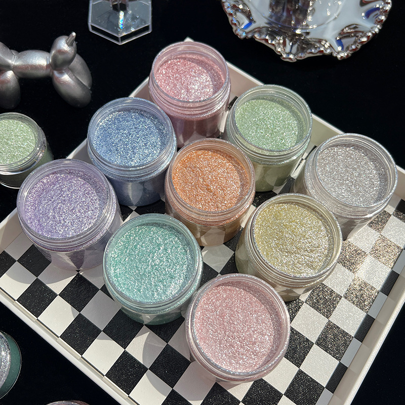 인어 다이아몬드 글리터 마이카 파우더, 네일 아트용 반 - Resin Pigment Powder 리뷰 및 가격
