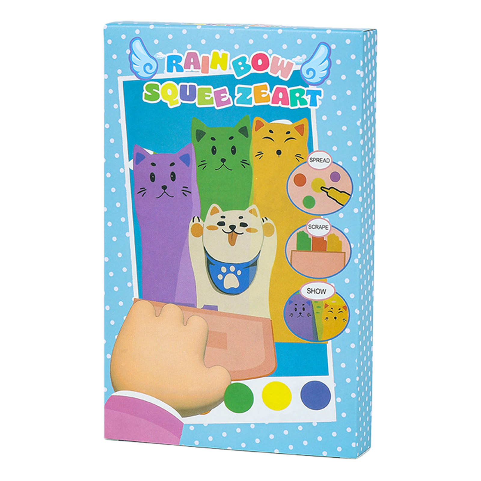 마법의 무지개 스크래치 종이 아트 세트 창의적인 스퀴지 - Art Craft For Toddlers 리뷰 및 가격