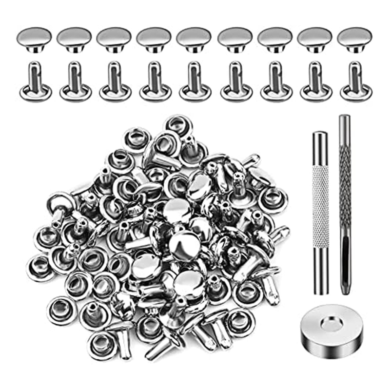 ABWP-가죽 리벳, 600 PCS 멀티 컬러 더블 캡 - Leather Tooling Kit 리뷰 및 가격