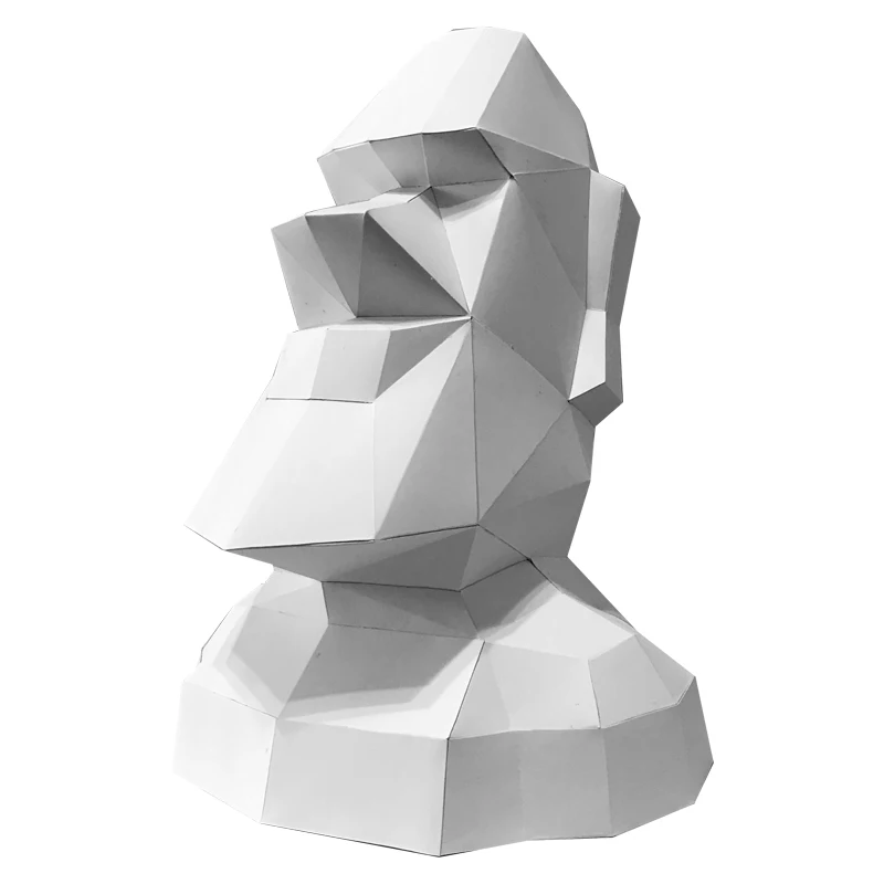 대형 이스터 아일랜드 모아이 장식 홈 종이 모델, 3D - Art Craft Center 리뷰 및 가격