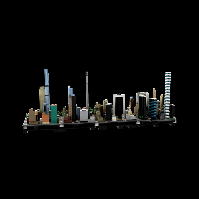 4313pcs MOC 센트럴 파크 억만장자의 거리 -  - Art Craft Nyc 리뷰 및 가격