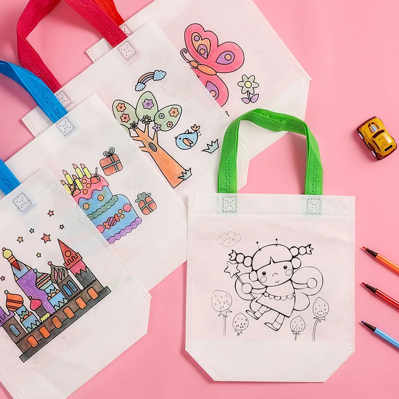 1-10개 세트 DIY 그래피티 가방 마커 포함 수제  - Art Craft For Toddlers 리뷰 및 가격