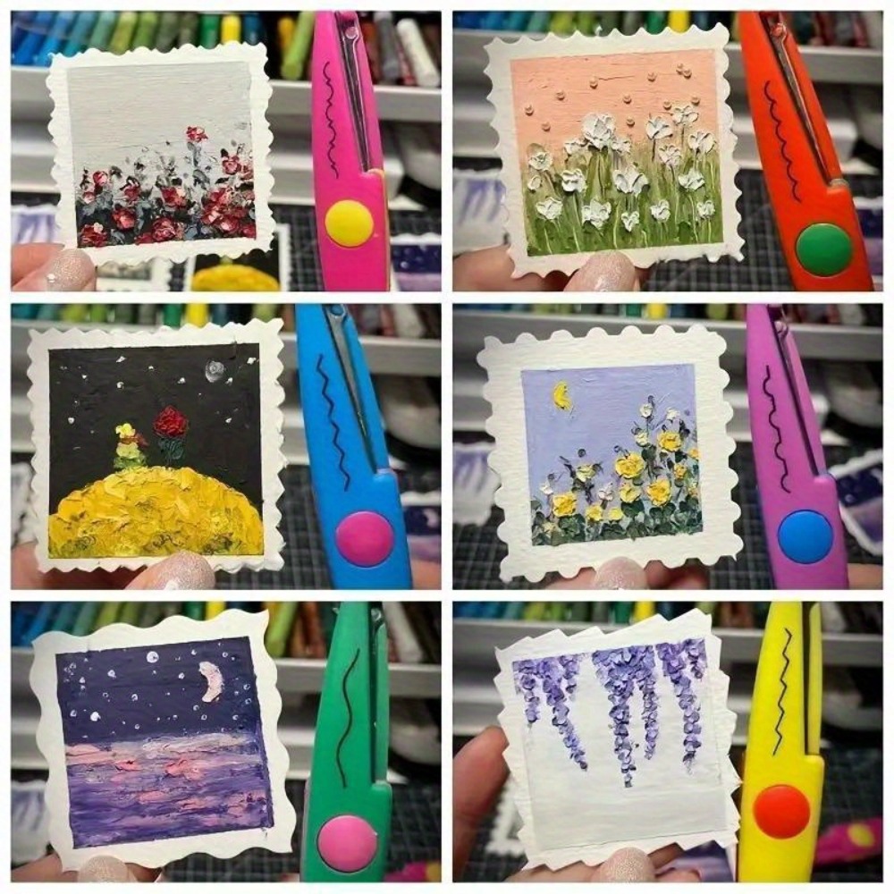 6개/세트 장식용 물결 모양 가위 - 종이 절단, DI - Art Craft For Toddlers 리뷰 및 가격
