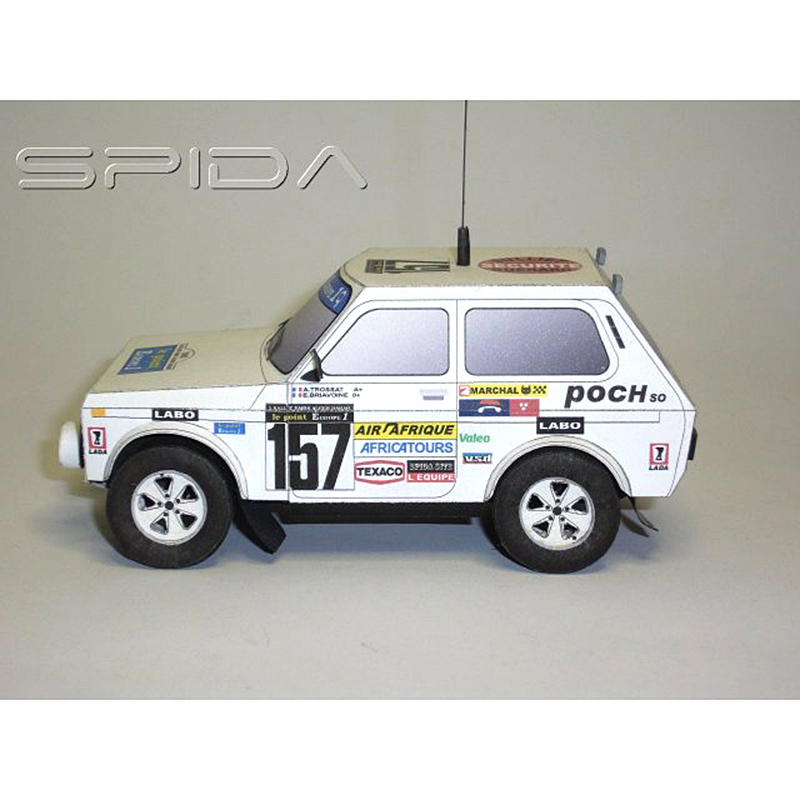 Lada Niva 1983 다카르 랠리 레이싱 카, 미 - Art Craft Center 리뷰 및 가격