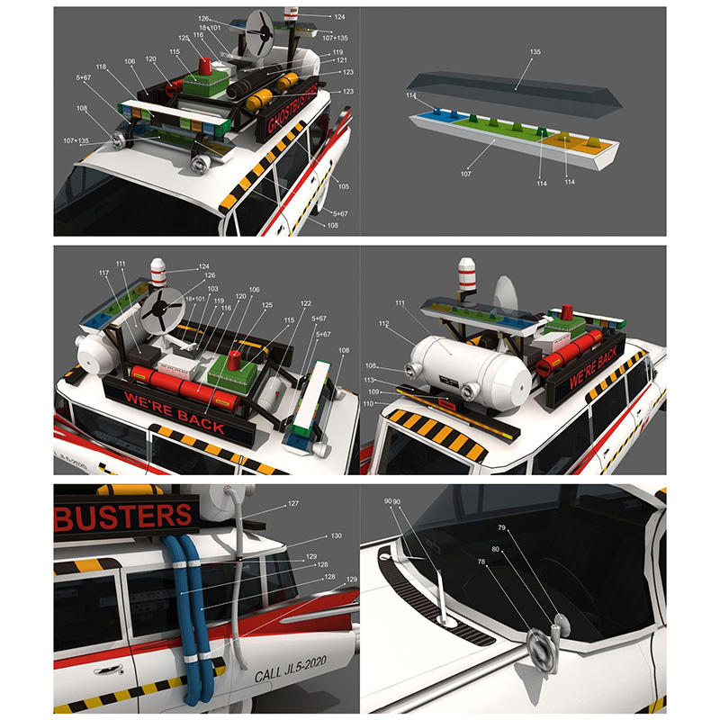 Ghostbusters 자동차 Ecto-1A 1:20  - Art Craft Center 리뷰 및 가격