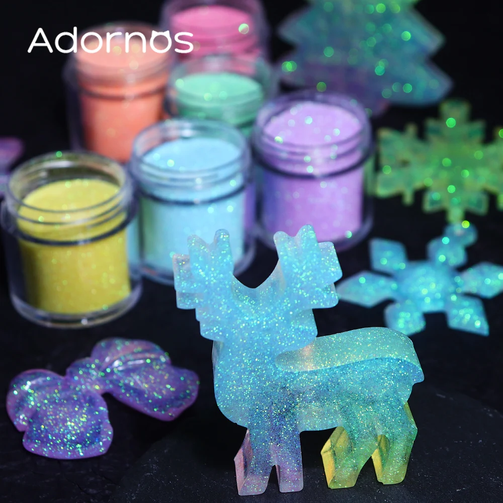 무지개 빛깔의 반짝이 설탕 가루 에폭시 수지 안료 착색 - Resin Pigment Powder 리뷰 및 가격
