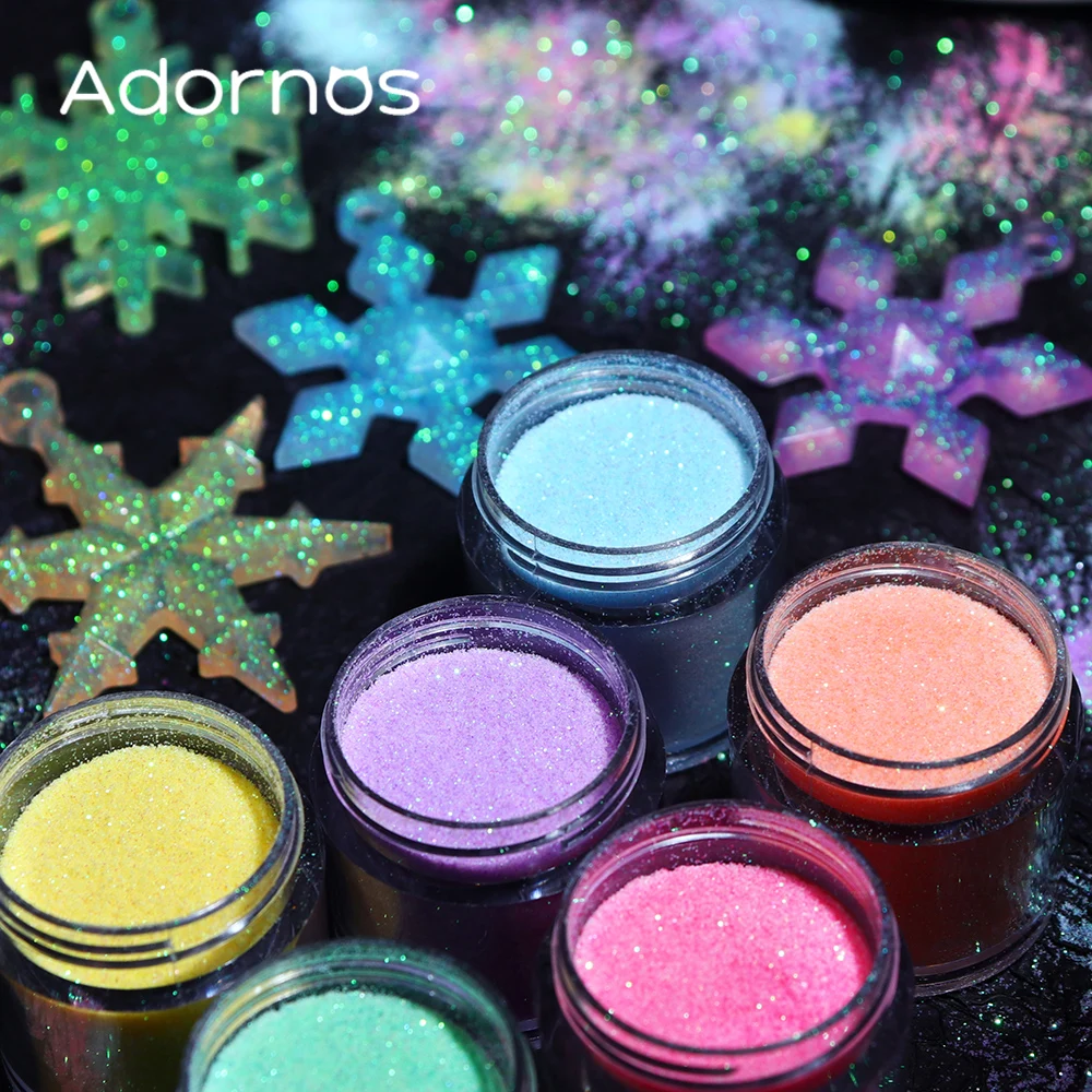 무지개 빛깔의 반짝이 설탕 가루 에폭시 수지 안료 착색 - Resin Pigment Powder 리뷰 및 가격