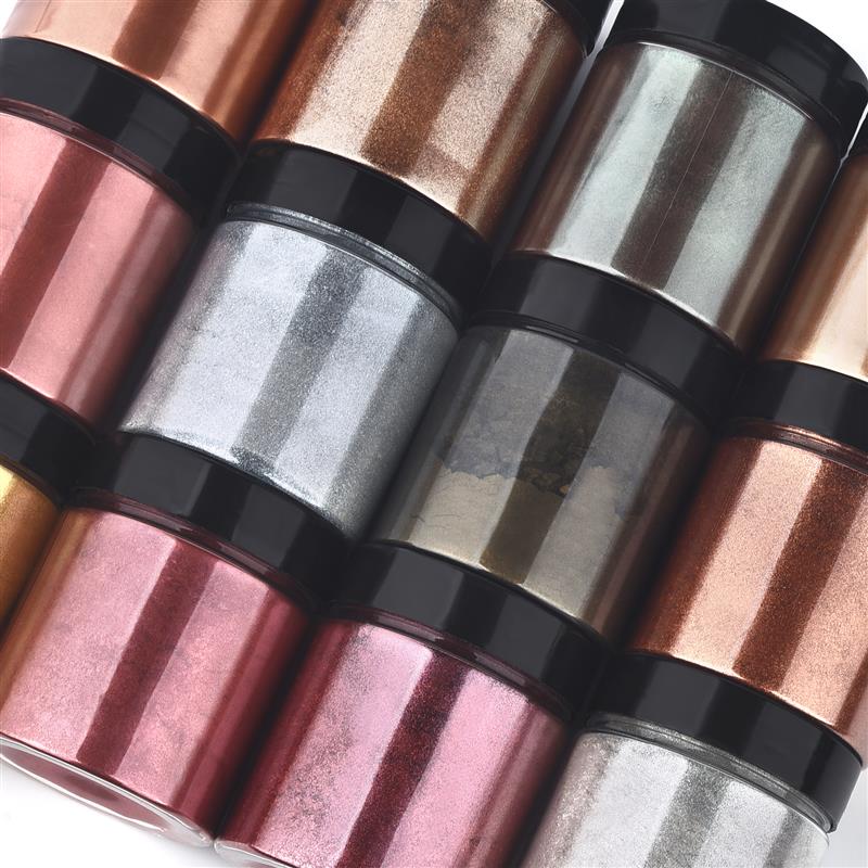 50g 쉬머 메탈릭 골드 실버 컬러 안료 진주 빛 착색 - Resin Pigment Powder 리뷰 및 가격