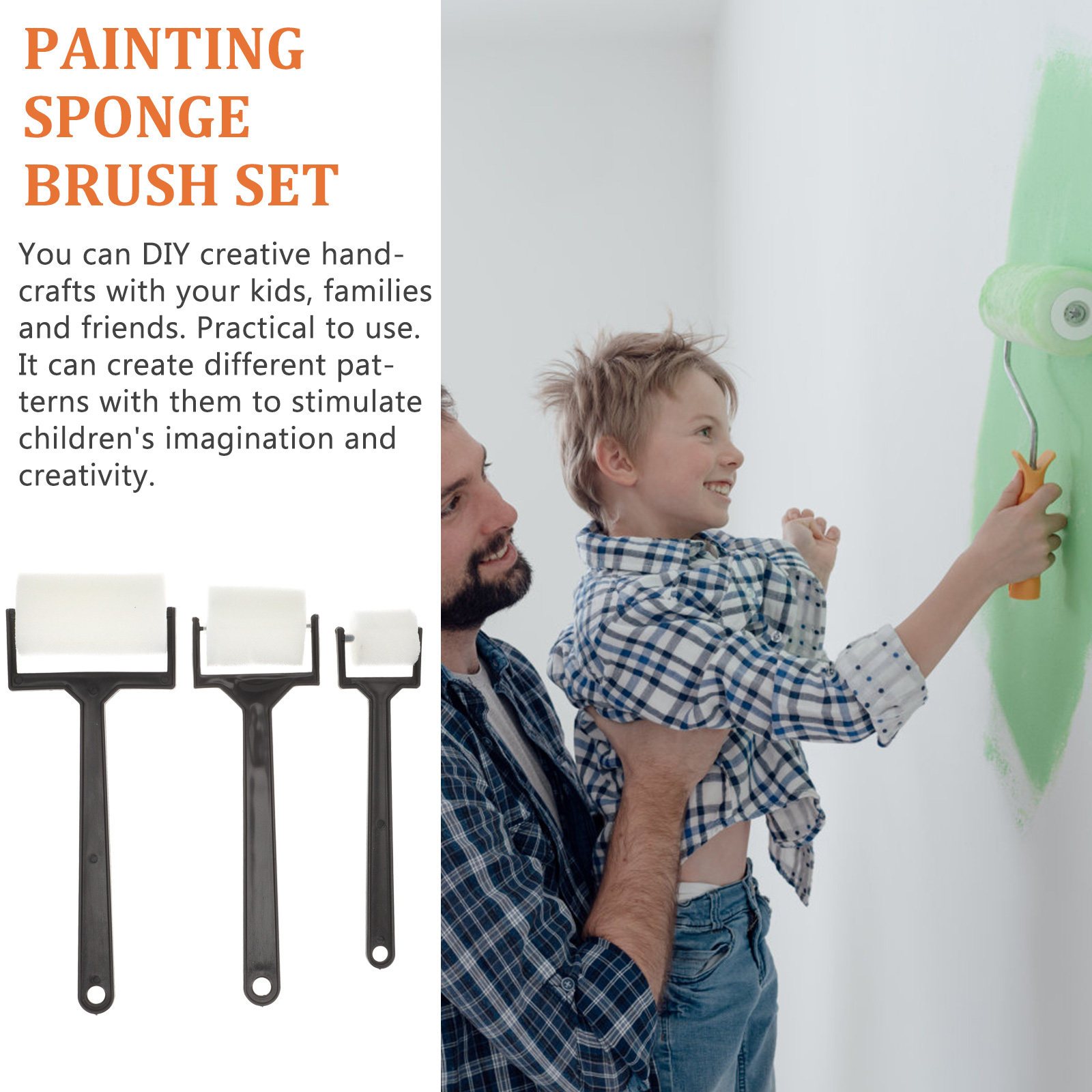 15Pcs 아트 페인팅 스폰지 브러쉬 세트 어린이를위한 - Art Craft Preschool 리뷰 및 가격