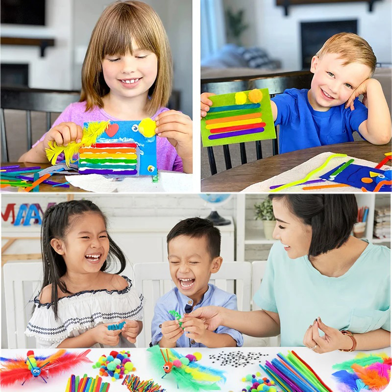 1000pcs 어린이 공예 미술 용품 ​​키트 파이프  - Art Craft For Toddlers 리뷰 및 가격