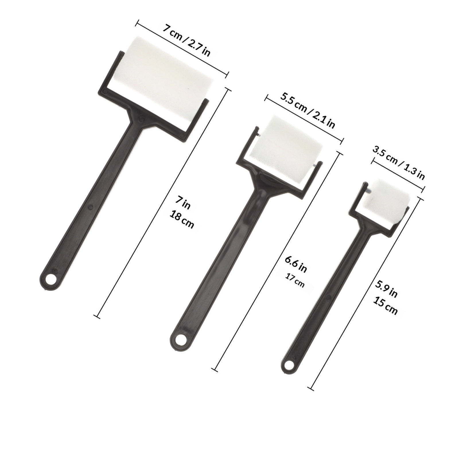 15Pcs 스폰지 페인팅 브러쉬 롤 부드러운 소재 어린 - Art Craft Preschool 리뷰 및 가격