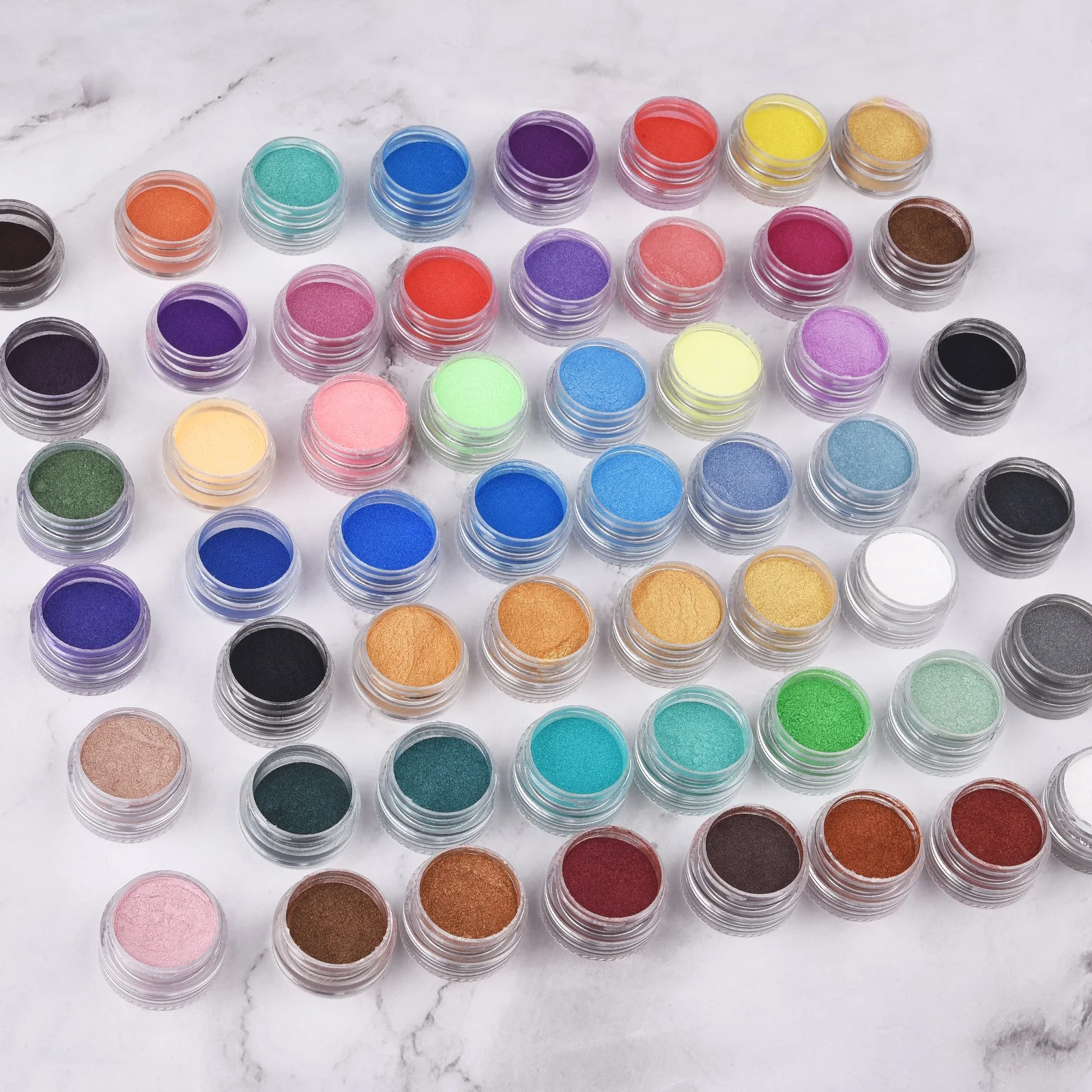 6 색/세트 진주 빛 분말 수지 안료 천연 운모 미네랄 - Resin Pigment Powder 리뷰 및 가격