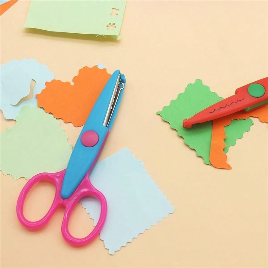 어린이 안전 가위 세트 6종 다양한 모양 스테인리스 스 - Art Craft For Toddlers 리뷰 및 가격