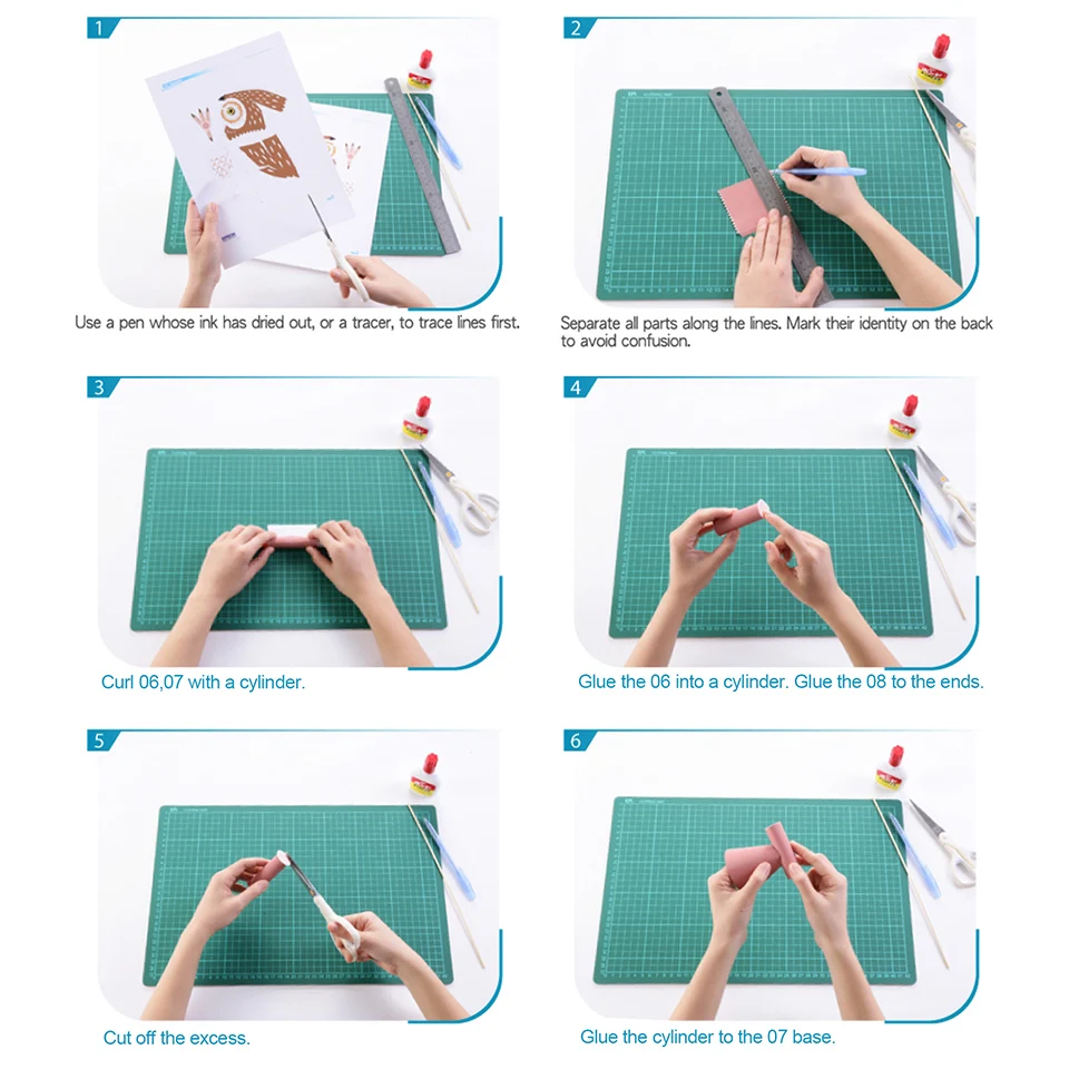 작은 올빼미 종이 접기 예술 미니 3D 접이식 종이 모 - Art Craft Center 리뷰 및 가격