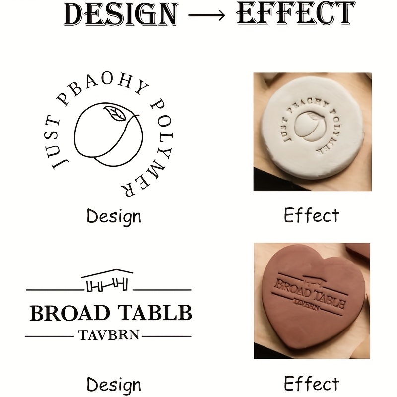 맞춤형 글자 도자기 스탬프, 개인 맞춤형 로고 디자인, - Art Craft Logo Design 리뷰 및 가격